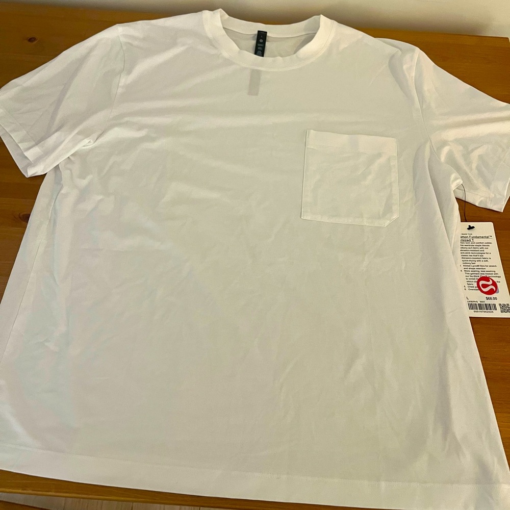 Lululemon Fundamental Oversized T - White - size Large - New with tags